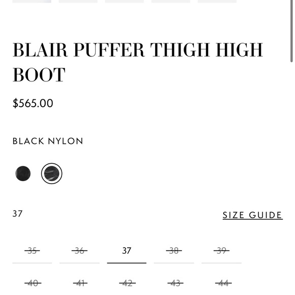 BRANDON BLACKWOOD BLAIR PUFFER THIGH HIGH BOOT - Picture 7 of 9